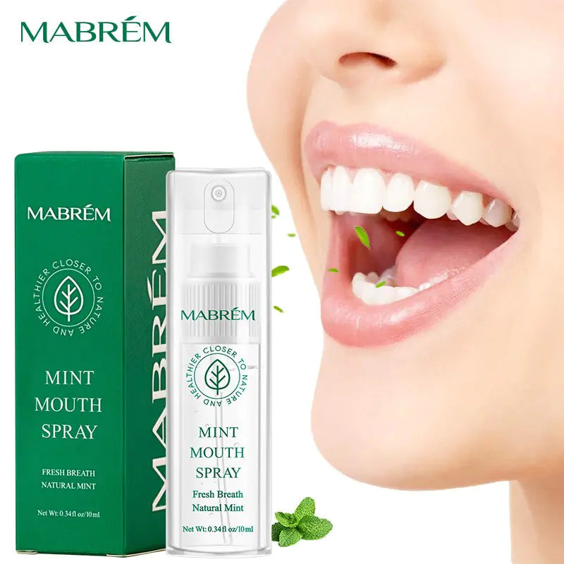 Natural Mint Oral Spray: Freshens Breath